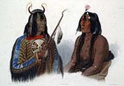 An Assiniboin Indian and a Yanktonan Indian